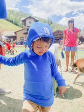 Load image into Gallery viewer, Rudy Adventures Kids Polartec Adventure Hoodie – Blue