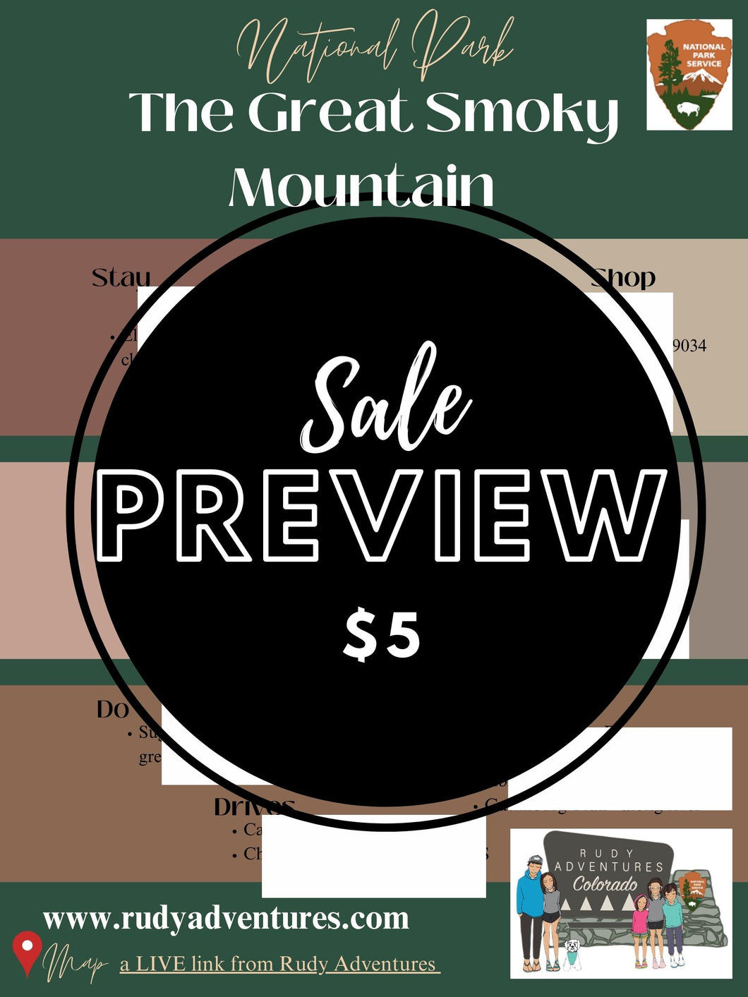 Travel Cards - Smoky Mountain National Park