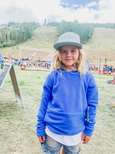 Load image into Gallery viewer, Rudy Adventures Kids Polartec Adventure Hoodie – Blue
