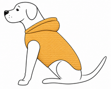 Load image into Gallery viewer, Polartec Dog Hoodie – Yellow | Rudy Adventures
